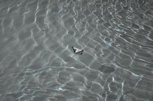 Toy paper boat photo