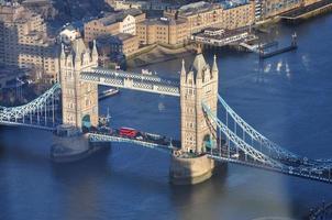 Aerial view of London photo