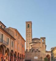 View of the city of Bologna in Emilia Romagna in Italy photo