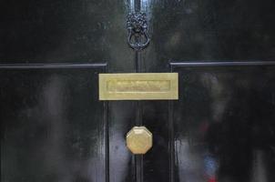 black british door photo