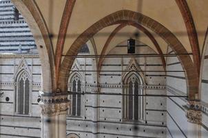 Cathedral church in Siena photo