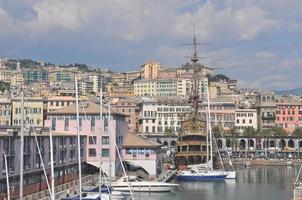 puerto, genova, italia foto