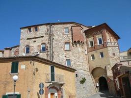 View of the city of Rapolano Terme photo