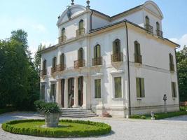 antigua villa widman y jardín en padua padova en veneto, norte foto