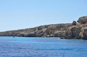 Aegadian Islands beach in Trapani photo