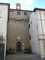 vista de la ciudad de monte san savino foto