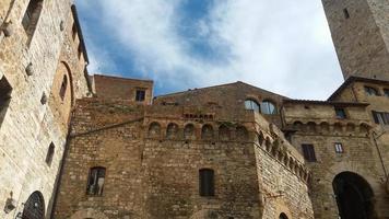 View of the city of San Gimignano photo