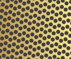 Gold polka dots pattern, colorful holiday background - vector abstract background