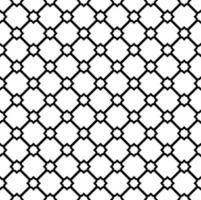 Black and white seamless pattern texture. Greyscale ornamental graphic design. Mosaic ornaments. vector