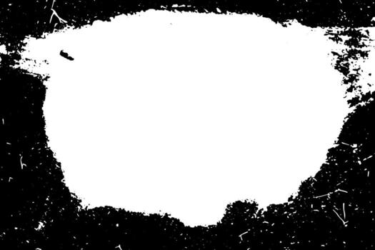 Fondo de textura de vector de frontera grunge. superposición de marco abstracto. telón de fondo sucio y dañado.