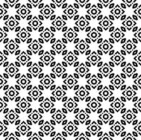 Black and white seamless pattern texture. Greyscale ornamental graphic design. Mosaic ornaments. vector