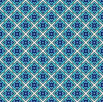 plantilla y textura de patrón transparente de color azul y blanco. multicolor. colorido diseño gráfico ornamental. adornos de mosaico de colores. vector