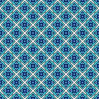 Blue and white color seamless pattern texture and template. Multicolored. Colorful ornamental graphic design. Colored mosaic ornaments. vector