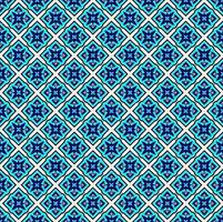 Blue and white color seamless pattern texture and template. Multicolored. Colorful ornamental graphic design. Colored mosaic ornaments. vector