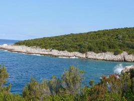 Unije island in Croatia part of the Cres Losinj archipelago in t photo