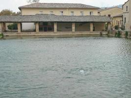 bagni vignoni, italia foto