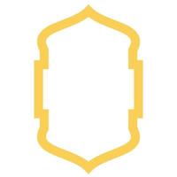 Islamic border elements vector