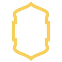 Islamic border elements vector