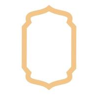 Islamic border elements vector