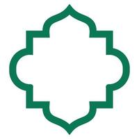 Islamic border elements vector