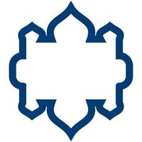 islamic frame elements vector