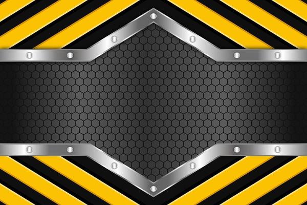 Yellow and black metal texture arrow line vertical design background