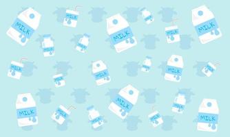 Milk Container Background. Suitable for children's products vector
