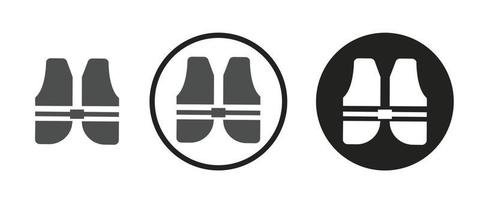 Life vest icon . web icon set .vector illustration vector