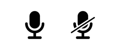 microphone icon . web icon set . icons collection. Simple vector illustration.