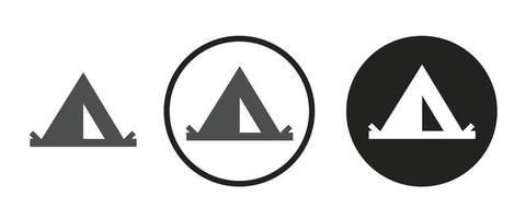 Tent icon . web icon set . icons collection. Simple vector illustration.