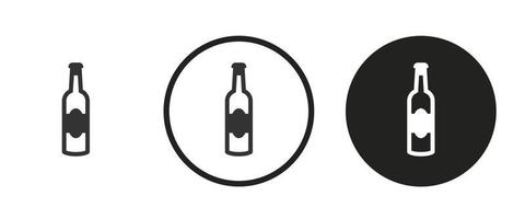 Whisky icon . web icon set . icons collection. Simple vector illustration.