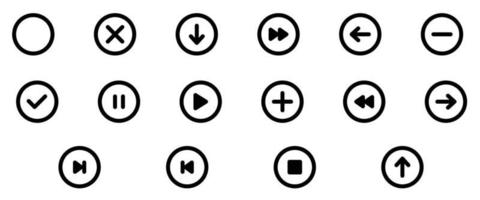 arrow circle icon . web icon set . icons collection. Simple vector illustration.