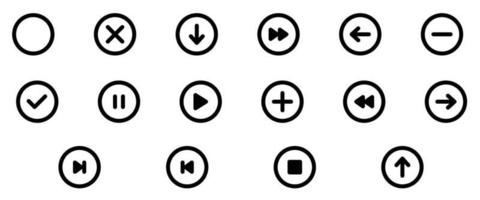 arrow circle icon . web icon set . icons collection. Simple vector illustration.