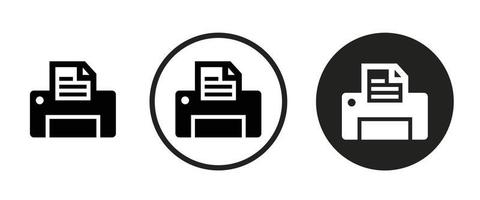 printer icon . web icon set . icons collection. Simple vector illustration.