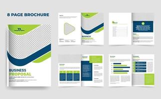 Creative Minimal business proposal template or Company profile brochure vector