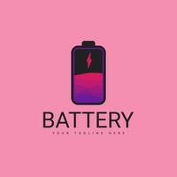 Battery Icon for Modern Electronic Company Logo Designs, Logo Vector Templates