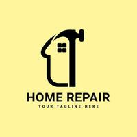 Home Repair Logo Design Template vector