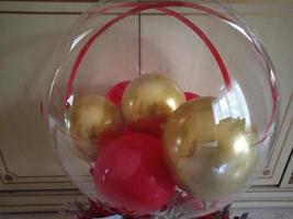 Balloons with balloons photo