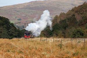 Snowdonia, Gales, 2012. Welsh Highland Railway foto