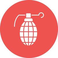 Army Bomb Glyph Icon vector