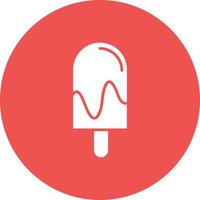 icono de glifo de helado vector