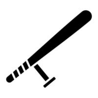 Baton Glyph Icon vector