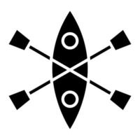 Kayak Line Icon vector