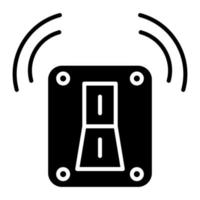 Smart Switch Line Icon vector