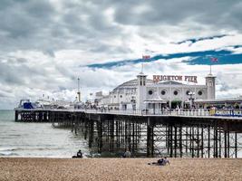 Brighton, East Sussex, UK, 2014. View of Brighton Pier photo