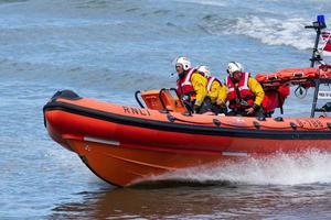 Staithes, North Yorkshire, UK, 2010.  RNLI Lifeboat Display photo