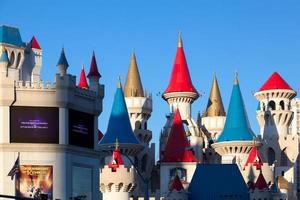 as vegas, nevada, estados unidos, 2011. castillo de walt disney foto