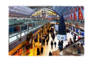 London, UK, 2007. St Pancras International Station photo