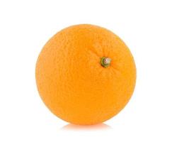 Orange fruit isolated on white background photo