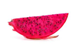 Dragon fruit isolated on white background photo